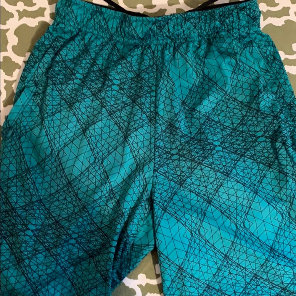 Teal Men’s Nike Dri-Fit training shorts